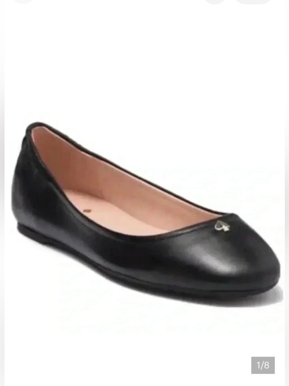 Kate Spade Keaton Black Ballerina Flats size 8.5B